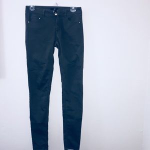 H&M green skiny pants